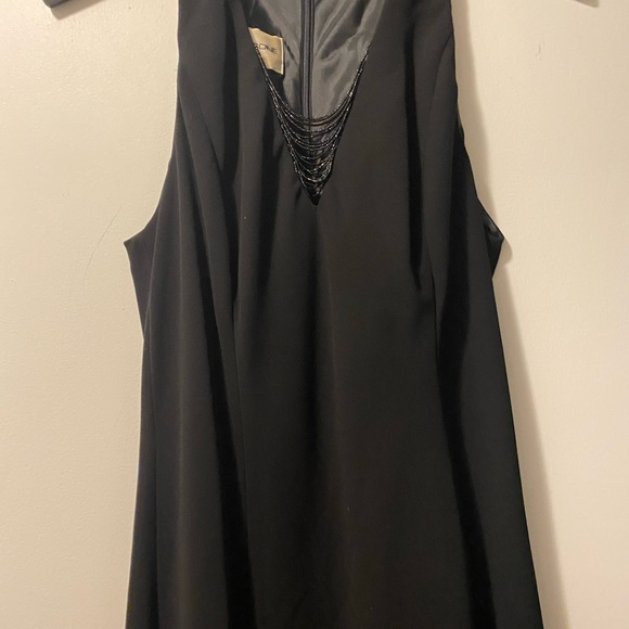 ⚫️ Evan Picone beaded maxi dress sleeveless 8 - Picture 3 of 9